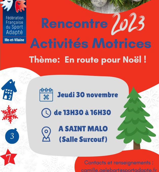 Activités motrices 30 novembre 23