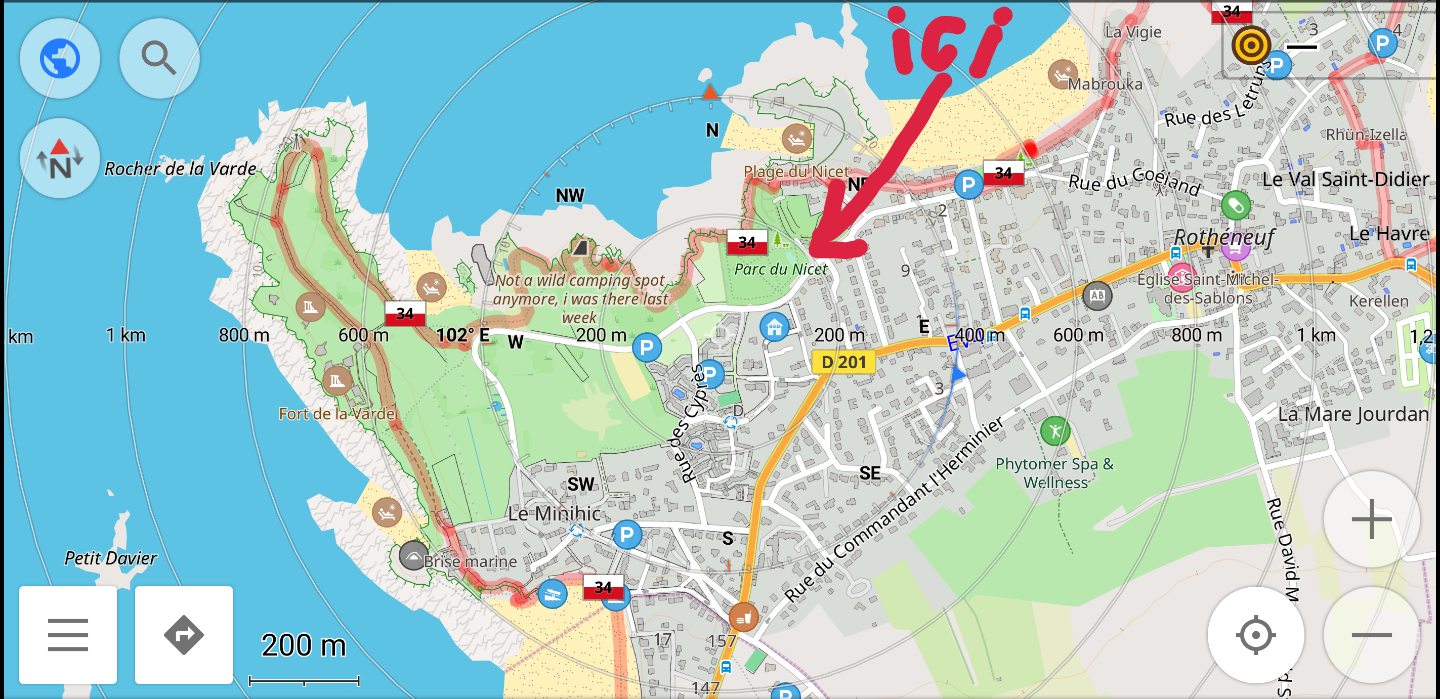 Plan lieu de rendez-vous