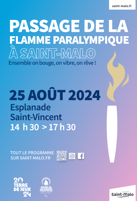 Passage de la flamme à SAINT MALO