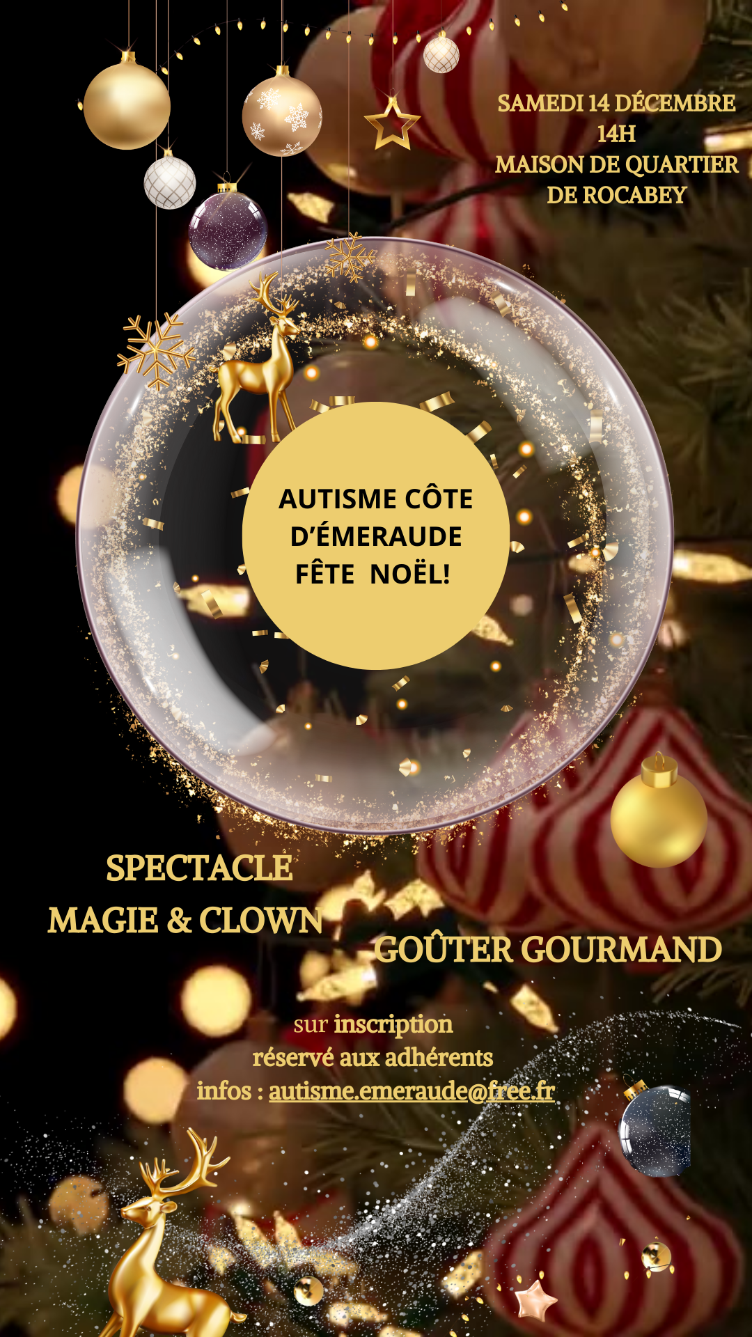affiche fete de noel