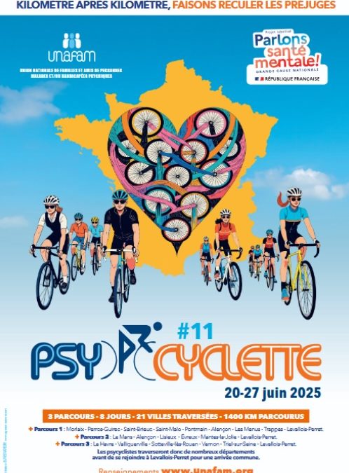La psycyclette fait étape à Saint-Malo le : 22 juin